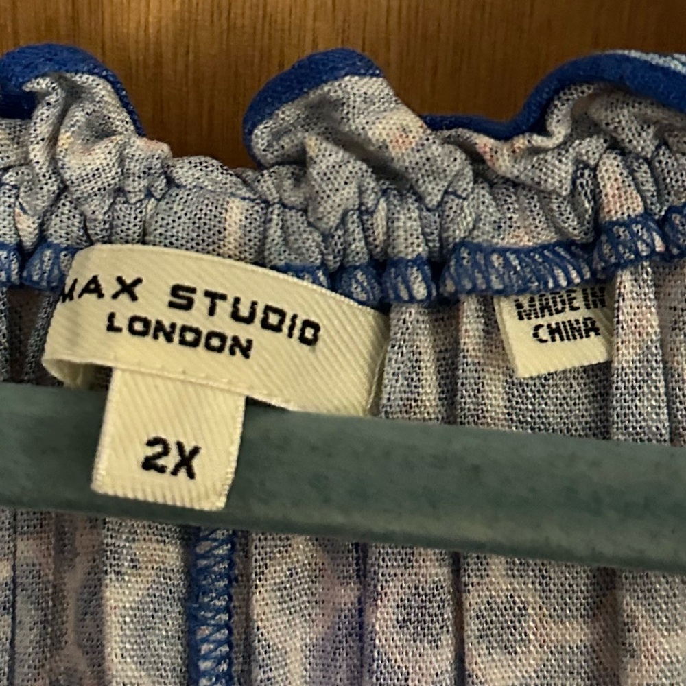 Max Studio, Patterned Dress, Size 2X - Picture 3 of 4